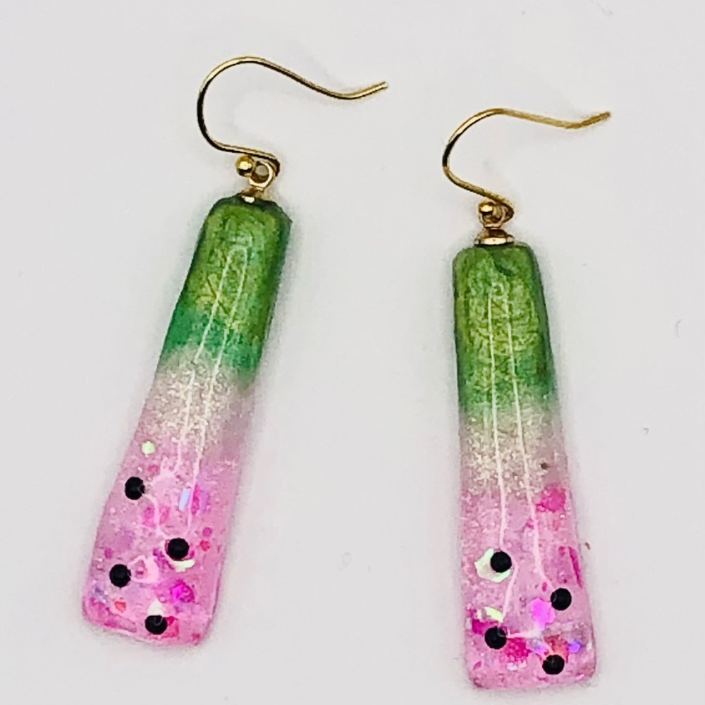 🍉Dangle Watermelon theme Earrings